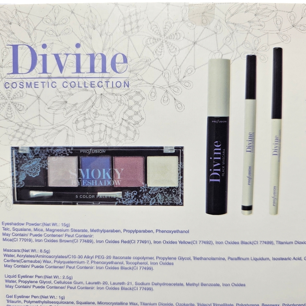 Profusion Divine Cosmetic Collection - Smoky 4pc Eye Enhancing Collection - NIB - Picture 5 of 7